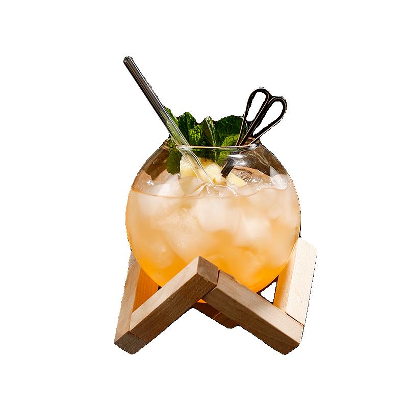 月球杯圆球创意鸡尾酒杯组合套装氛围感酒杯ins玻璃杯果汁杯