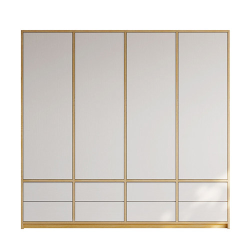 现代平门卧室门整体定制密封衣橱单门2门门