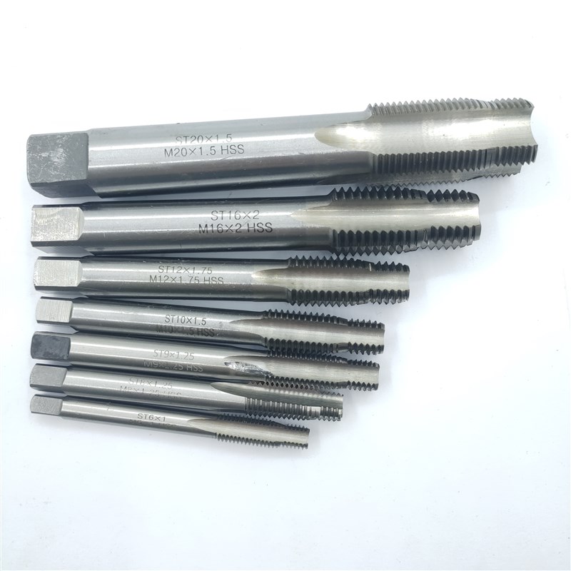 钢丝螺套专用二合一短柄丝锥汽修轮毂丝攻定位丝锥ST6ST8ST10ST12