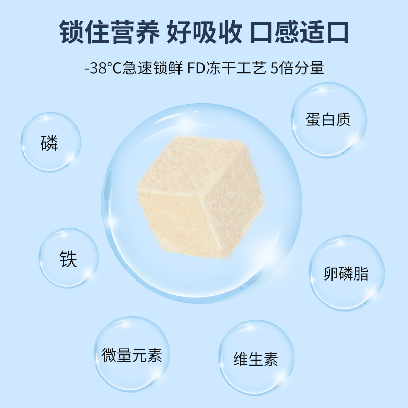冻干猫零食鸡肉粒宠物鸡胸肉营养增肥发腮狗狗猫粮猫咪零食用品桶
