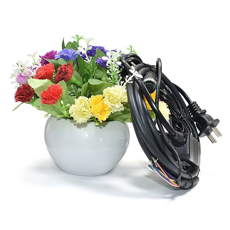 工业相机电源适配器螺纹触发线信号线触发线电源线6芯2米机器视觉