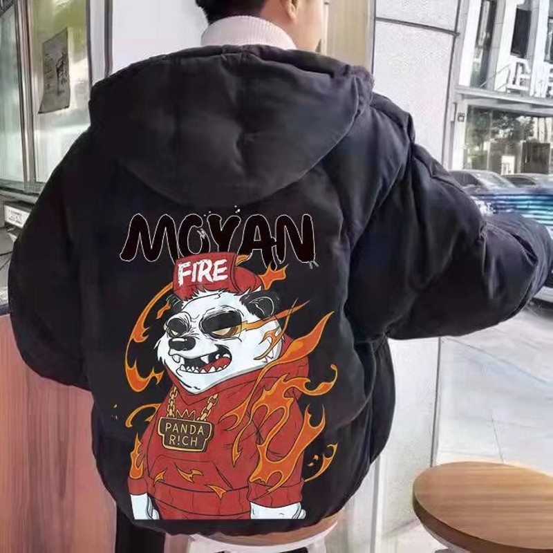 秋冬加厚加厚保暖棉衣新款bf外套男羽绒服学生情侣面包服大码棉服