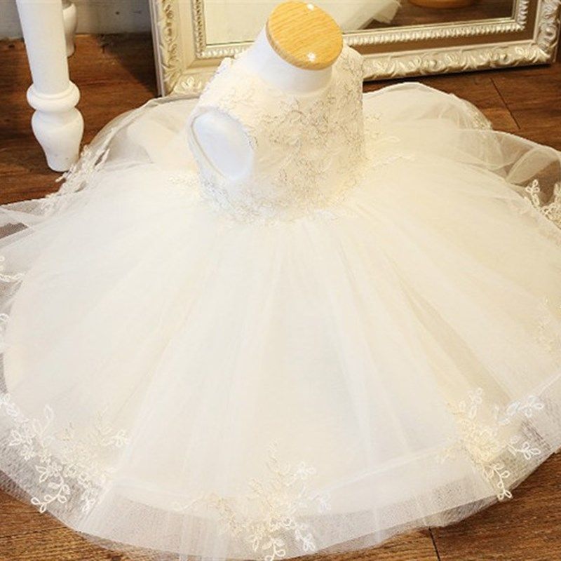 儿童礼服公主裙花童女婚纱裙蓬蓬裙钢琴演出服主持人晚礼服夏洋气