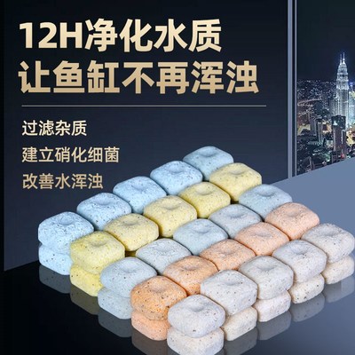 鱼缸滤材专用培菌细菌屋纳米球高端净化水质过滤石底滤缸硝化培养