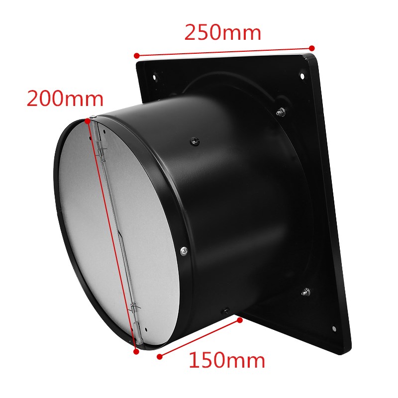 窗式厨房排气扇8寸墙壁静音换气扇抽油烟风机强力排风卫生间200mm