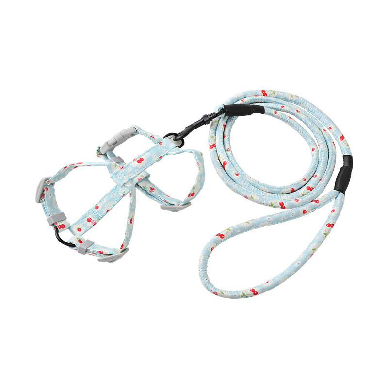 猫咪牵引绳专用夏季溜猫遛猫绳防挣脱可调节猫绳子牵引猫拴猫绳链