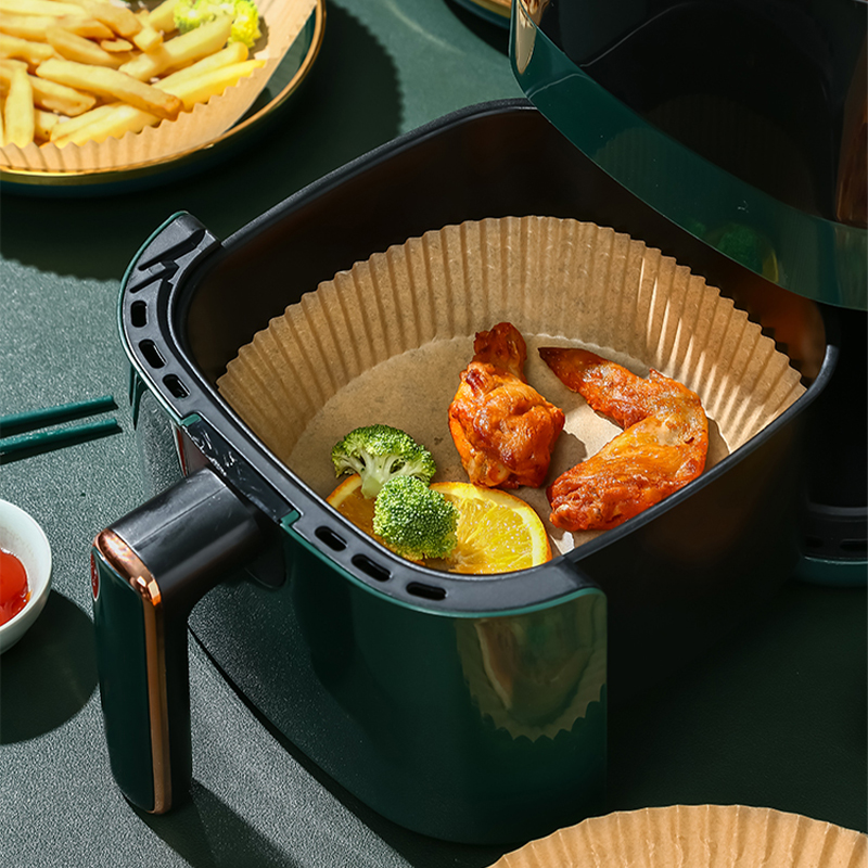 空气炸锅专用纸家用吸油纸垫纸烤盘烤箱烘烤矽油纸一次性圆形纸盘