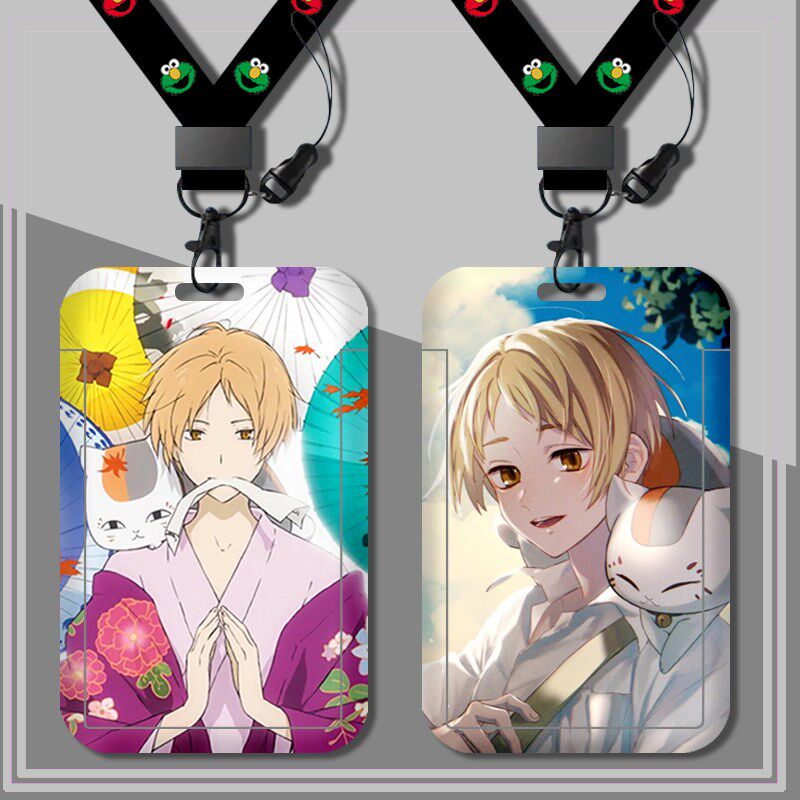 动漫夏目友人帐卡套学生校园饭卡公交卡羊城通门禁工厂牌校牌套