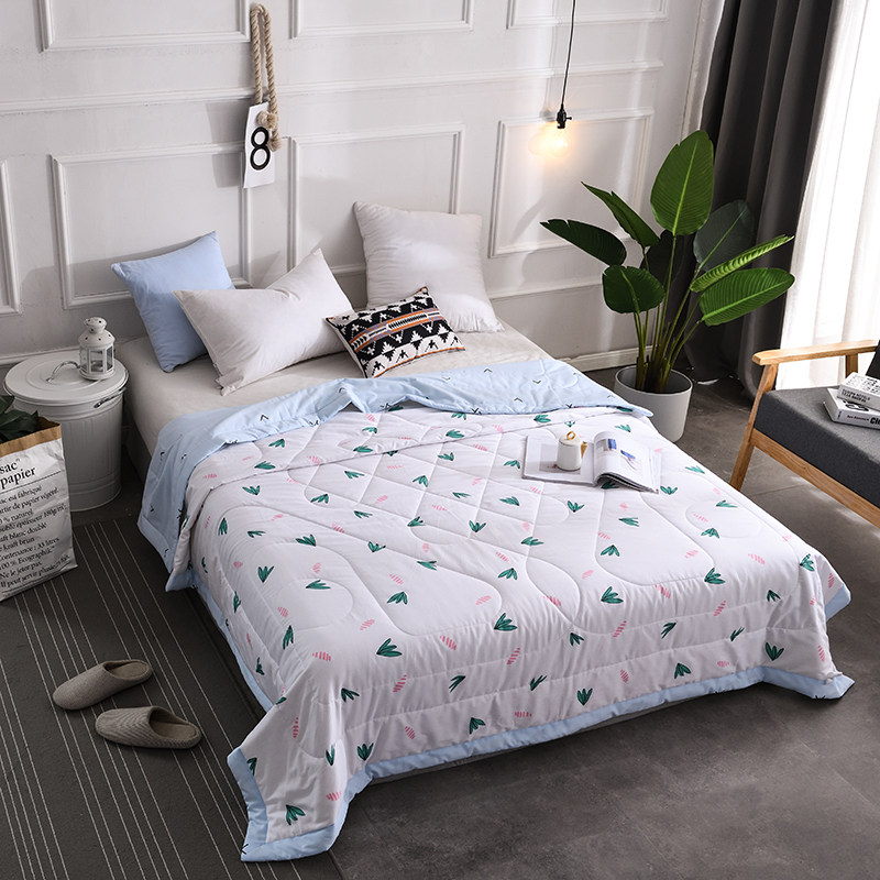 一缕阳光纯棉夏凉被宿舍单双人夏天被子儿童宝宝全棉可水洗空调被