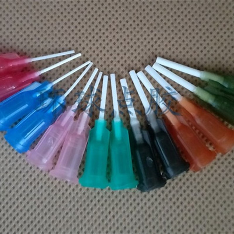 PP点胶针头点胶机针头针头针咀针嘴全塑料PP挠性针头点胶针管针筒