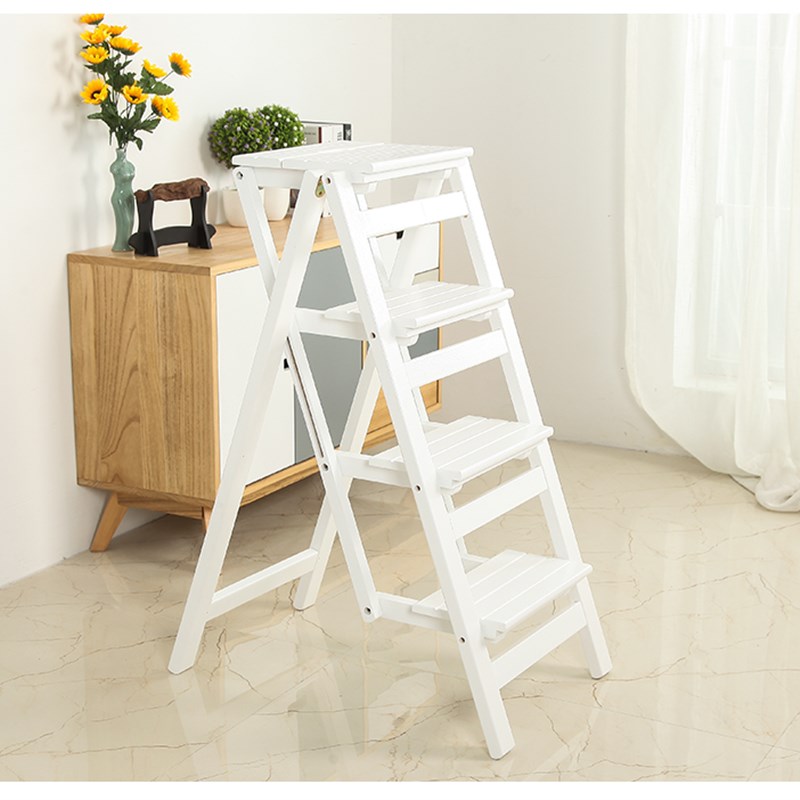 实木家用多功能折叠梯架创意楼梯椅梯凳室内多用移动登高梯小梯子