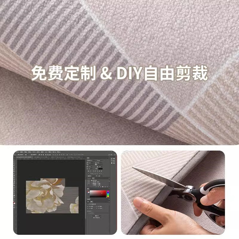 入户门地垫新款复古风防滑耐磨门厅脚垫免洗耐脏高端家用进门地毯