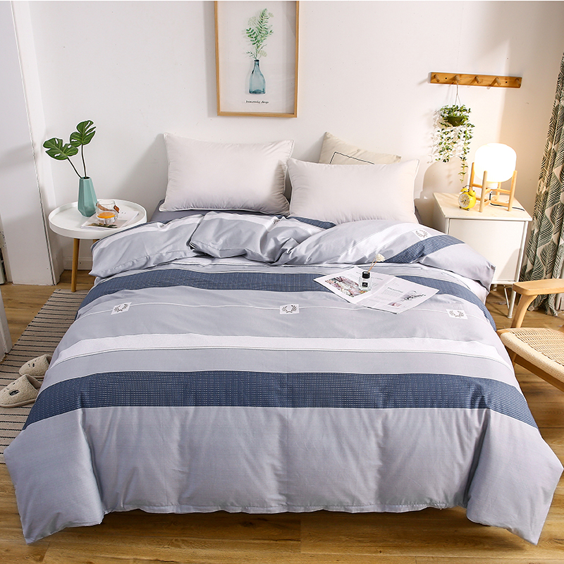 全棉被套单件定做任意尺寸简约订制双人1.8x2m纯棉1.5米单人被罩