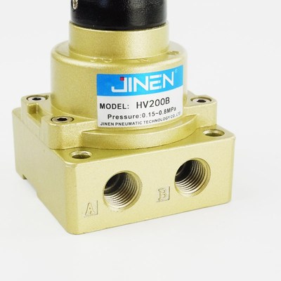 手转阀HV-02/03/04 HV200B/D三位四通手扳阀气动控制元件