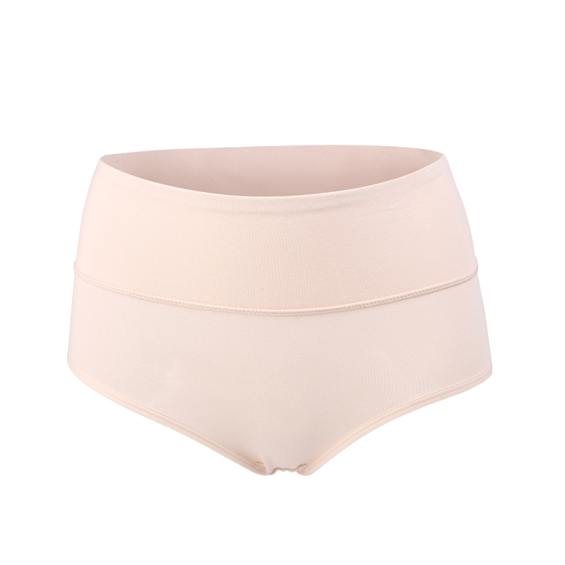 依之舍内裤女纯棉质高腰彩棉收腹大码胖mm提臀妈妈中腰女士三角裤