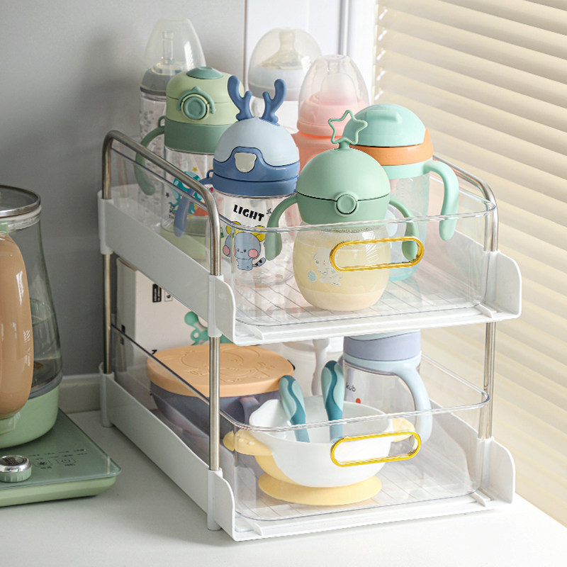 宝宝奶瓶收纳架婴儿餐具放碗筷辅食工具家用桌面水杯置物架大容量,婴童用品,奶瓶储存盒/奶瓶盒,淘宝优惠券,粉丝福利购,淘宝优惠卷