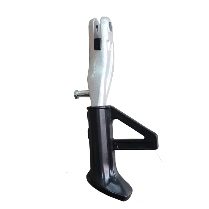 电动车摩托车铝合金改装单撑可调节边撑踏板车单脚架侧脚架支撑