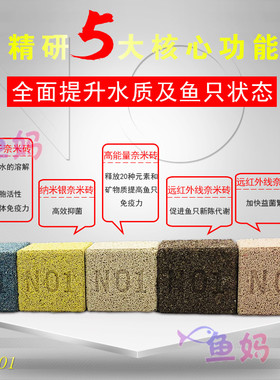 no1方砖滤材鱼缸过滤材料细菌屋底滤滤材硝化细菌屋纳米滤材