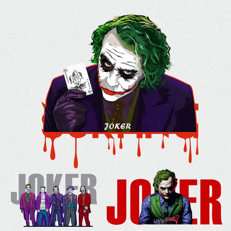 小丑个性创意汽车贴纸joker黑暗骑士摩托车机箱行李箱划痕贴