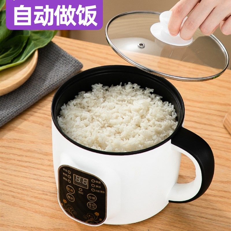 电煮锅宿舍小锅学生小电锅一体家用煮面电热锅火锅小型迷你