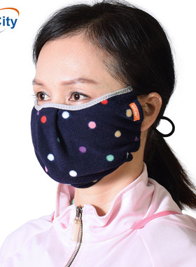 新款Ui 层抓绒防臭护脸大尺码保暖口罩冬季防寒 防风透气防雾