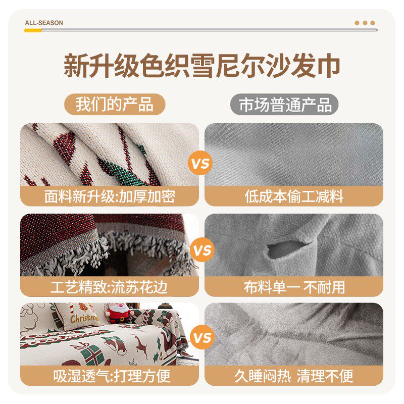 新款雪尼尔沙发垫巾一整张全盖沙发坐垫四季通用沙发盖布防尘罩