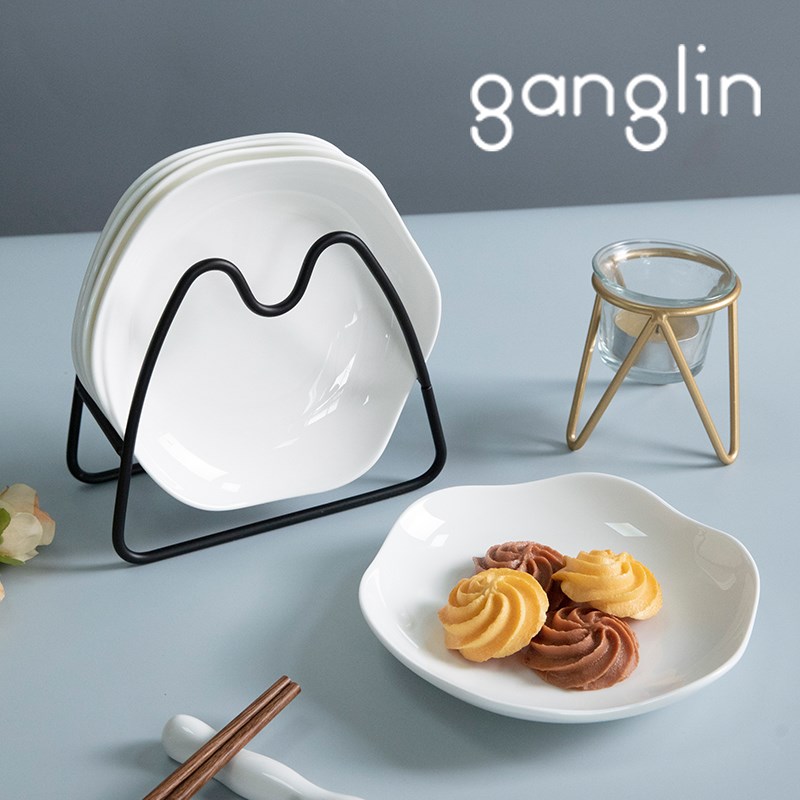 骨瓷吐骨碟吐骨头盘碟小餐桌垃圾渣盘渣碟点心碟