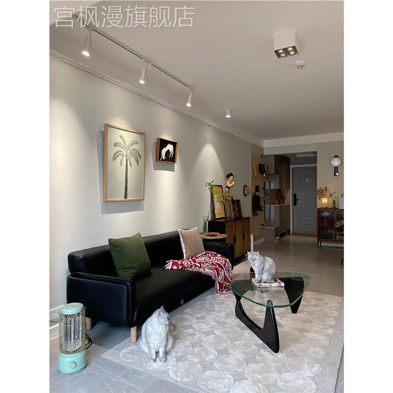 新款法式东南亚风小新棕榈树绿色客厅卧室装饰壁挂画艺术小新