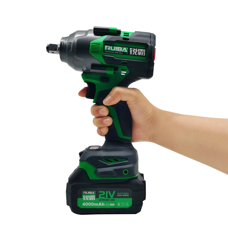 锐霸锂电无刷超大扭矩电动扳手电风炮850N.m1300牛3/4头1500裸机