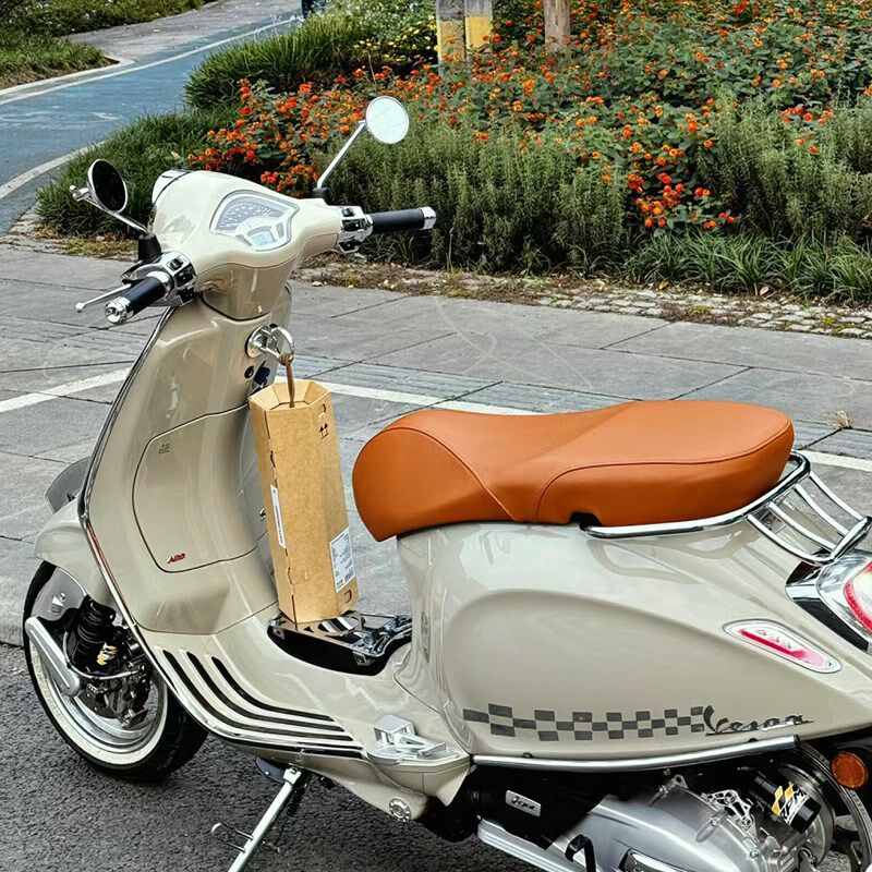 适用e冲刺春天电镀镀铬银色大灯罩尾灯框鸟嘴传动罩后视镜