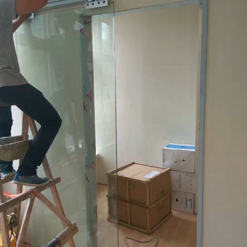 自动感应玻璃移门吊轮 吊具 吊架 铁板 总成适用
