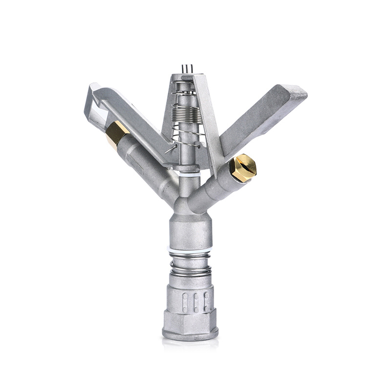 园林绿化洒水器农用摇臂喷头一寸金属摇摆灌溉草坪自动浇花器1寸