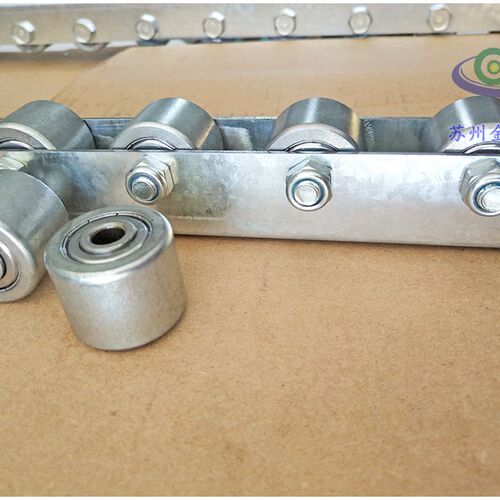 轴承轮流利条重型金属镀锌钢铁板 32X25mm滚轮滑道福来轮卸货滑轨