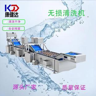 清洗全自动清洗风干流水 根茎类蔬菜无损清洗机适用于菠菜韭菜
