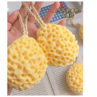 婴儿洗澡海绵魔芋扑扑棉家用新生儿洗脸扑儿童搓澡神器宝宝沐浴棉