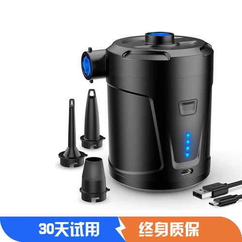 户外露营无线便携充气泵气垫床游泳池游J泳圈家用真空压缩袋抽气