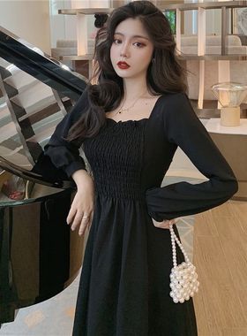 哺乳衣春秋外出时尚韩版中长款喂奶连衣裙气质显瘦产后母乳期衣服