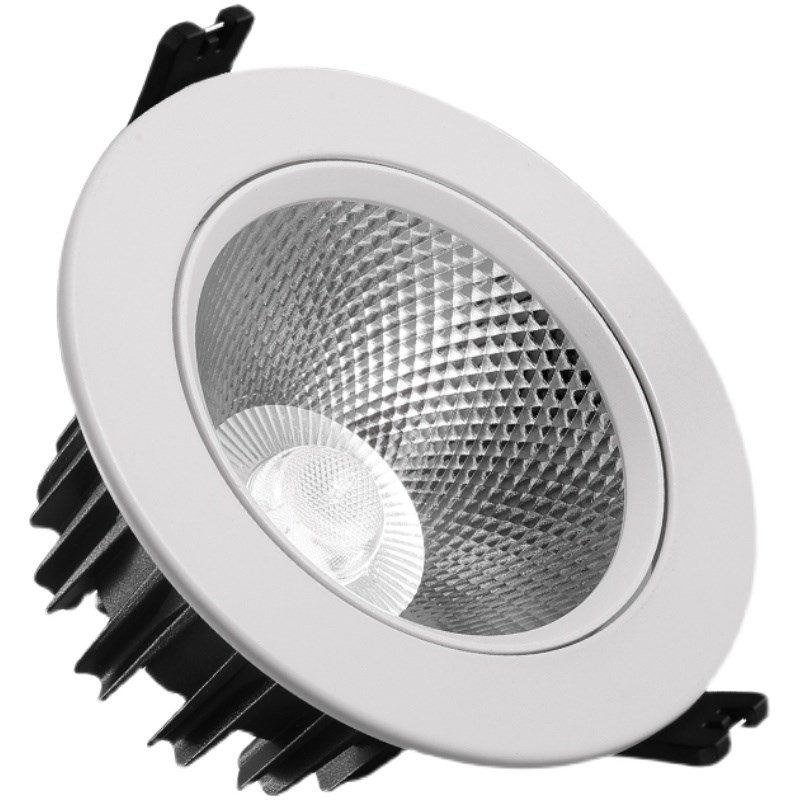 射灯led天花灯家用超亮cob筒灯嵌入式牛眼灯商用服装店聚光灯