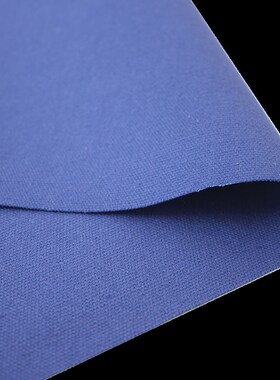 半米价 深蓝色加厚帆布纯棉帆布布料耐磨老帆布做包diy桌布窗帘布