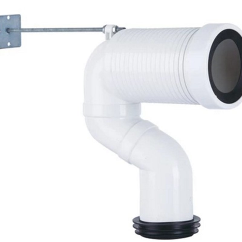 座便器墙排转地排接头马桶排污管配件移位器VPP管可调节