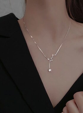 999纯银项链女款2024新款爆款轻奢小众不掉色锁骨链礼物送女朋友