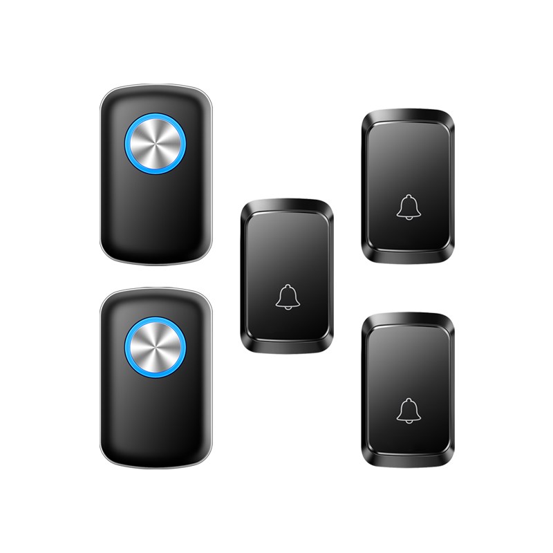 门铃无线家用超远距离三拖二老人病人呼叫L器防水电子门玲遥控智