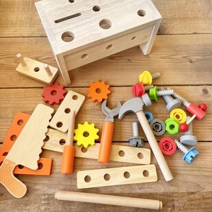 儿童动手拆卸拼装拧螺p丝益智修理工具箱螺丝刀男孩锤子敲打玩具