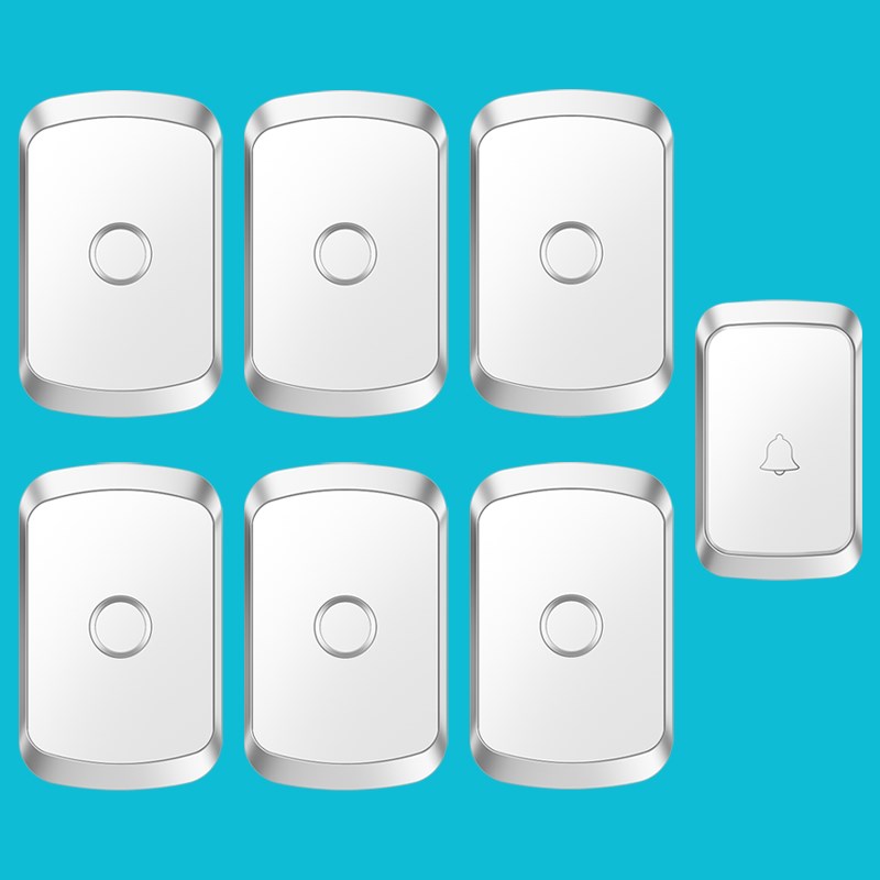 电子门铃无线家用智能超t远距离遥控电池按钮一拖六老人呼叫器