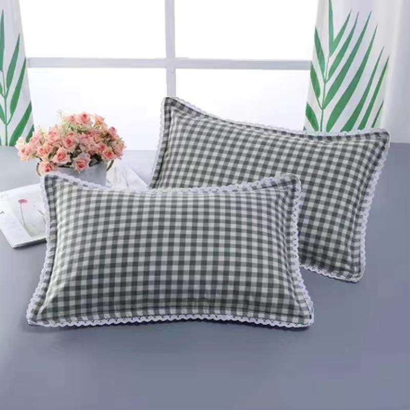 2025年新款纯棉填充枕芯加枕套成人学生儿童单人护颈椎助眠