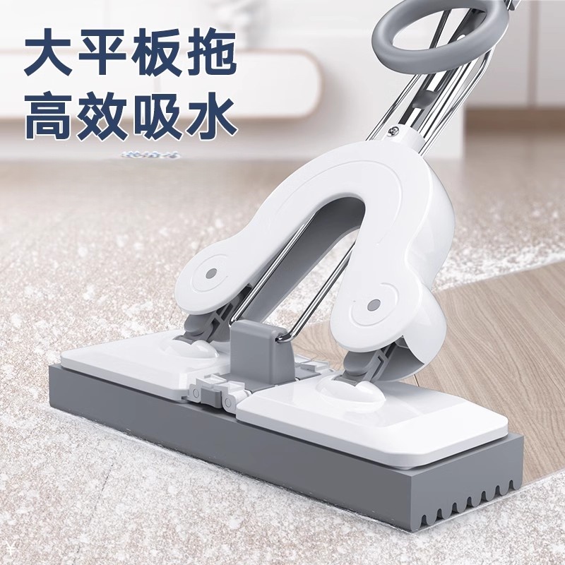 免手洗海绵头拖把新款家用