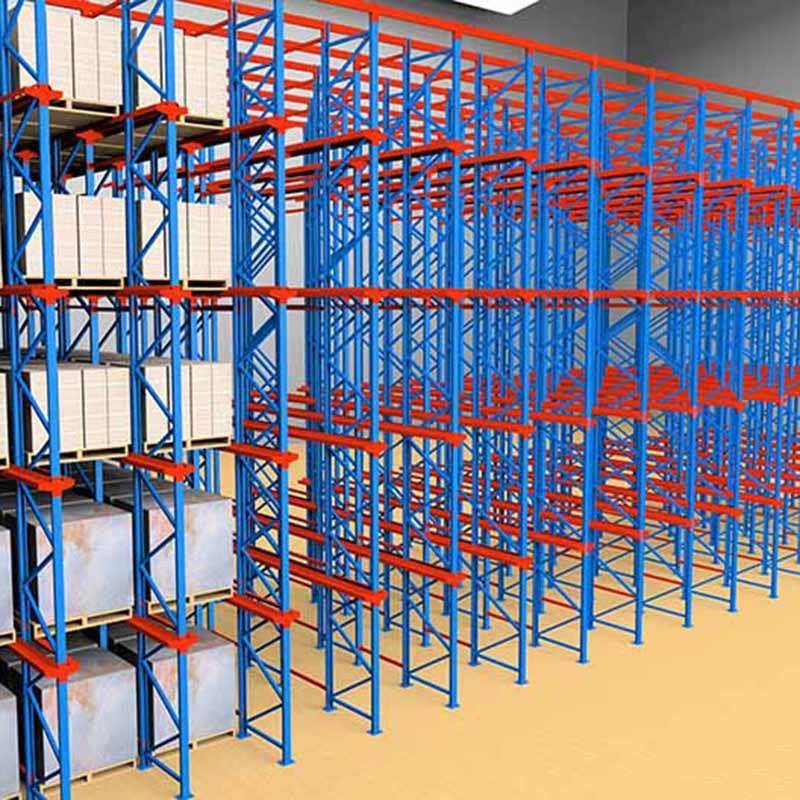 通廊式货架贯通式货架重型仓储架物流货架仓储货架郑州货架
