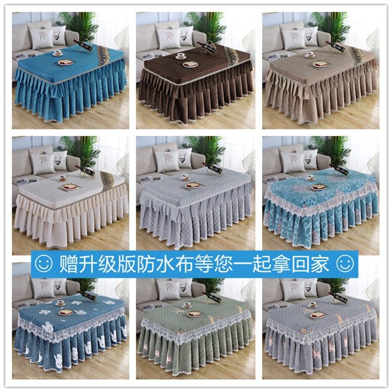 加厚长方形烤火桌子罩茶几电暖桌布麻将机家用电炉罩烤火罩新款