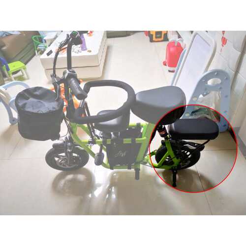 FIIDO飞道电动车Q亲子车儿童后置座椅货架宝宝座凳
