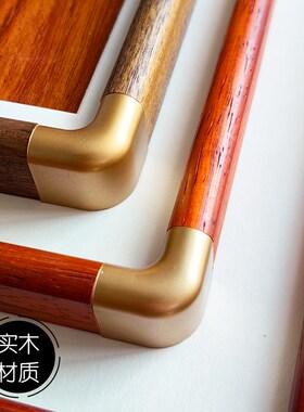 仿铜角中式相片卡纸画框装裱国画书法剪纸空白相框寸寸寸